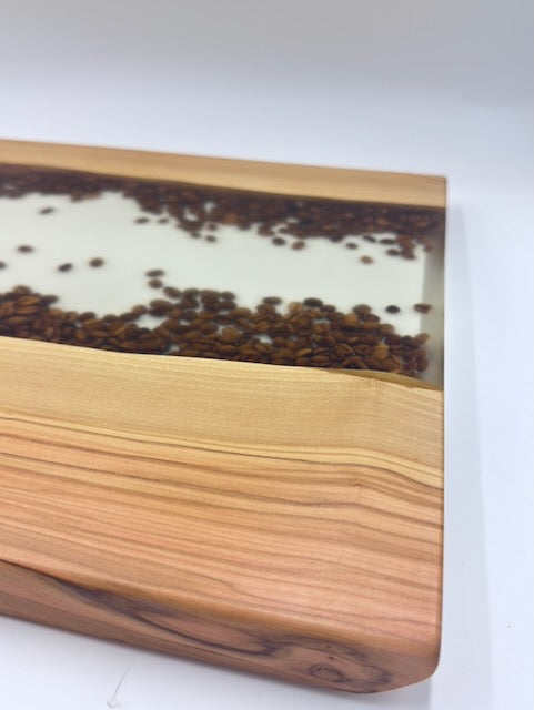 Weiße Eiche mit Kaffeebohnen