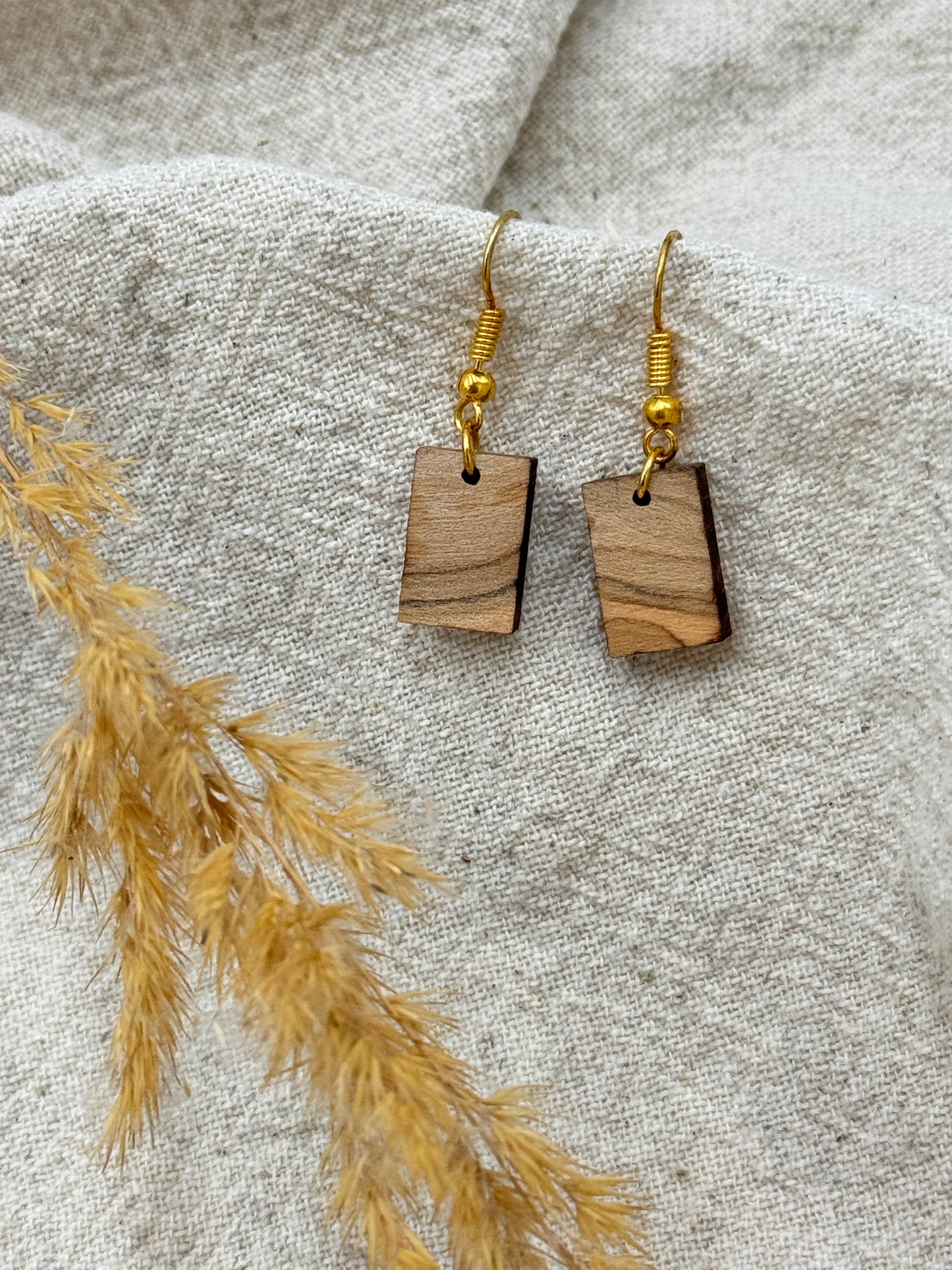 Holz-Ohrringe