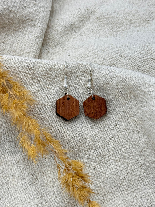 Holz-Ohrringe
