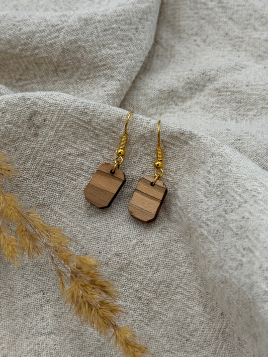 Holz-Ohrringe
