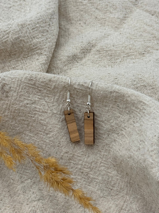 Holz-Ohrringe