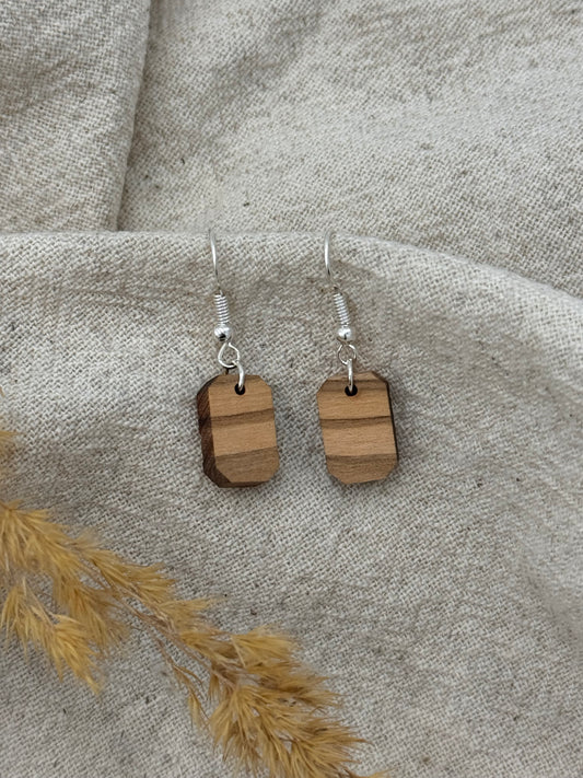 Holz-Ohrringe