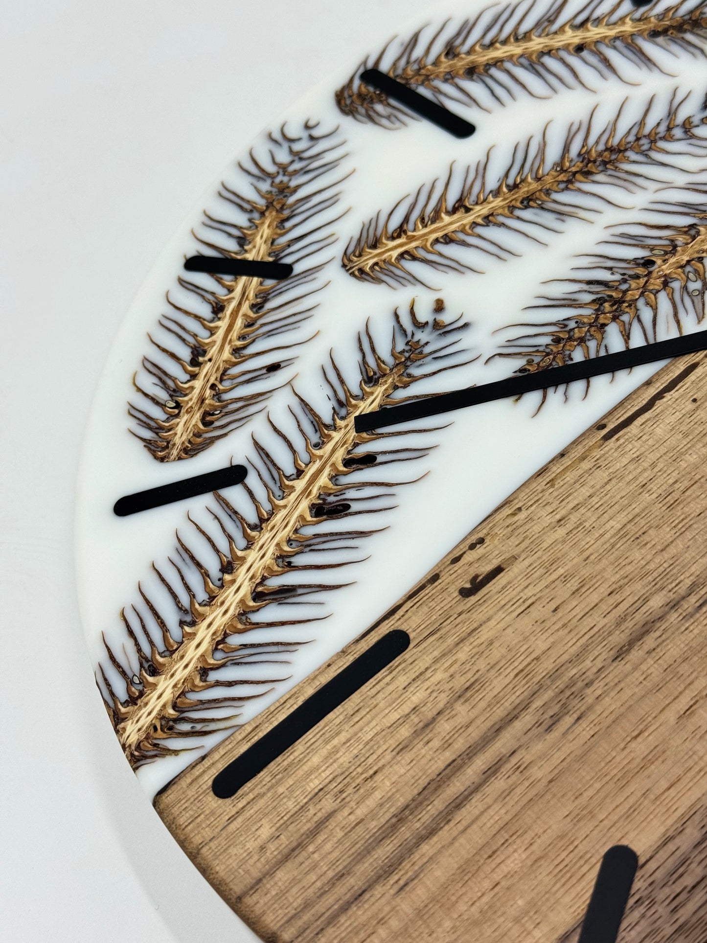 Weiße Ami-Nuss mit Zapfen