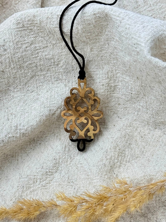 Schwarz Ornamentiert