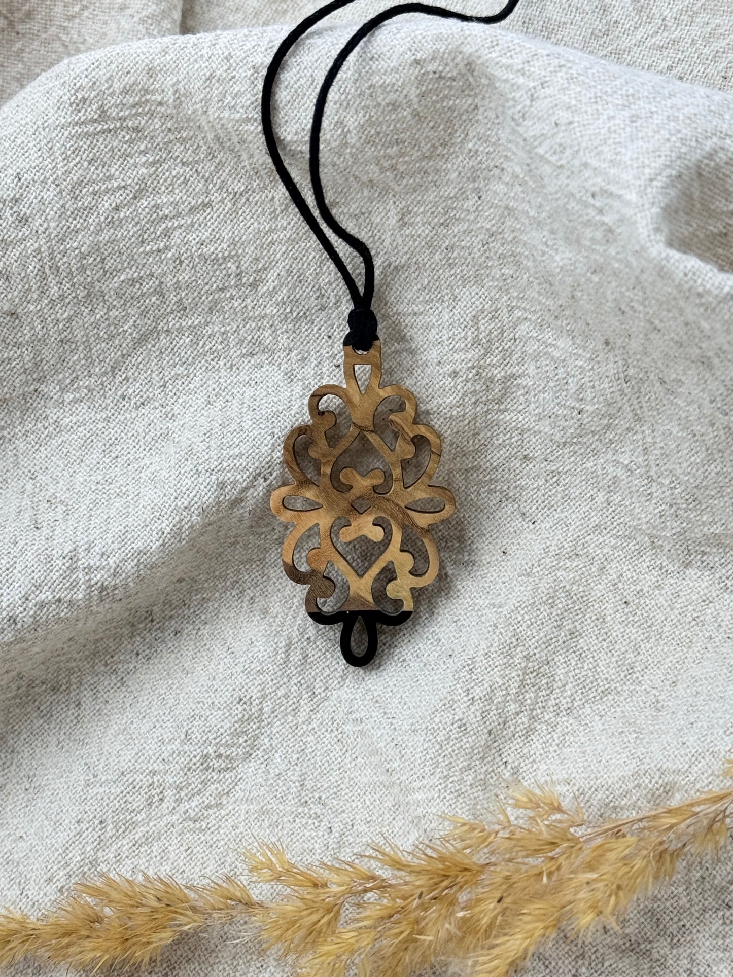 Schwarz Ornamentiert